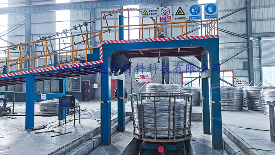 電工圓鋁桿生產(chǎn)車間